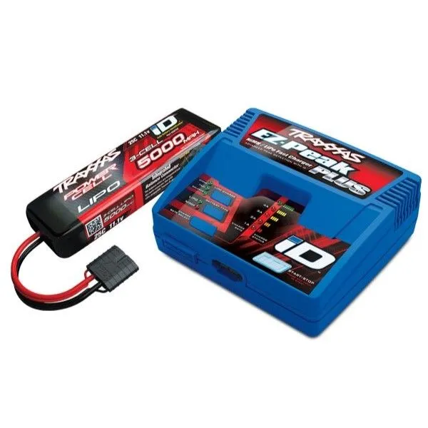 Traxxas Chargeur EZ-Peak + 1 Batterie Lipo 3s 5000mAh - 2970G-3S