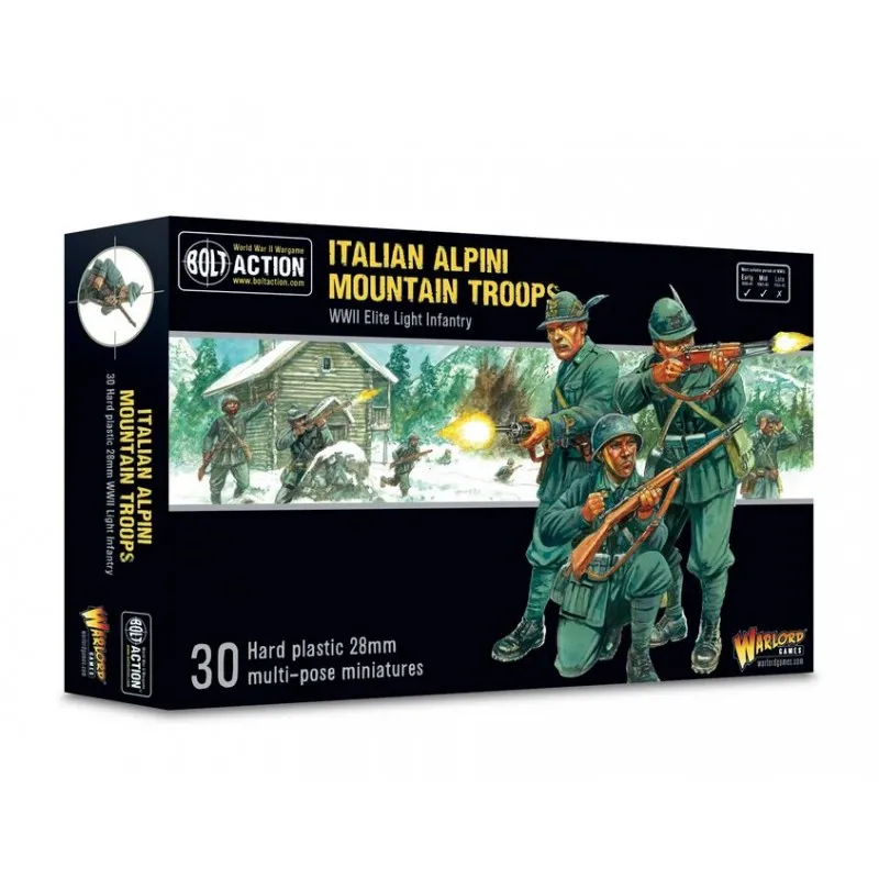 Troupes de montagne italiennes « Alpini ». WARLORD GAMES 402015803