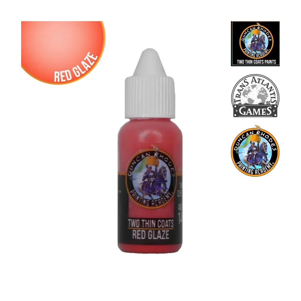 Two Thin Coats - Red Glaze