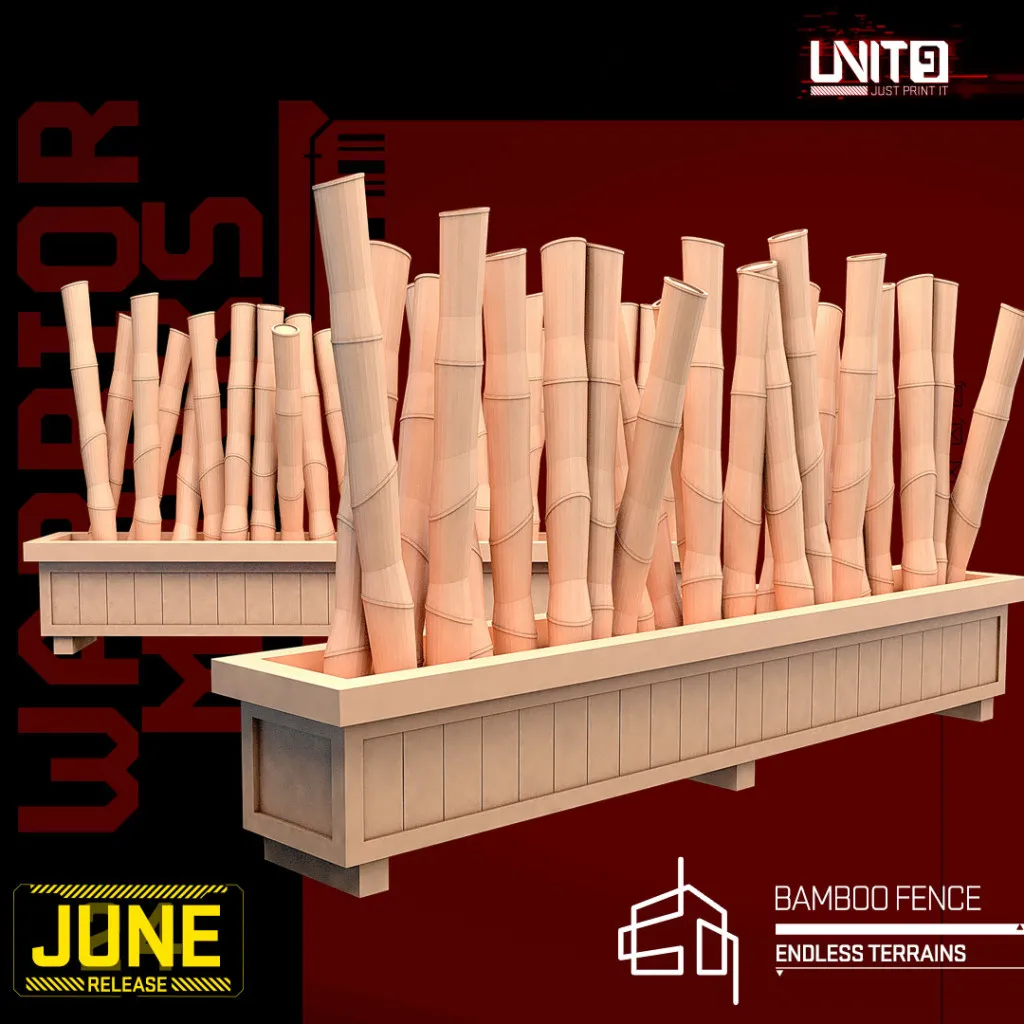 Unit-9 - Bamboo Fence (2 Pièces)
