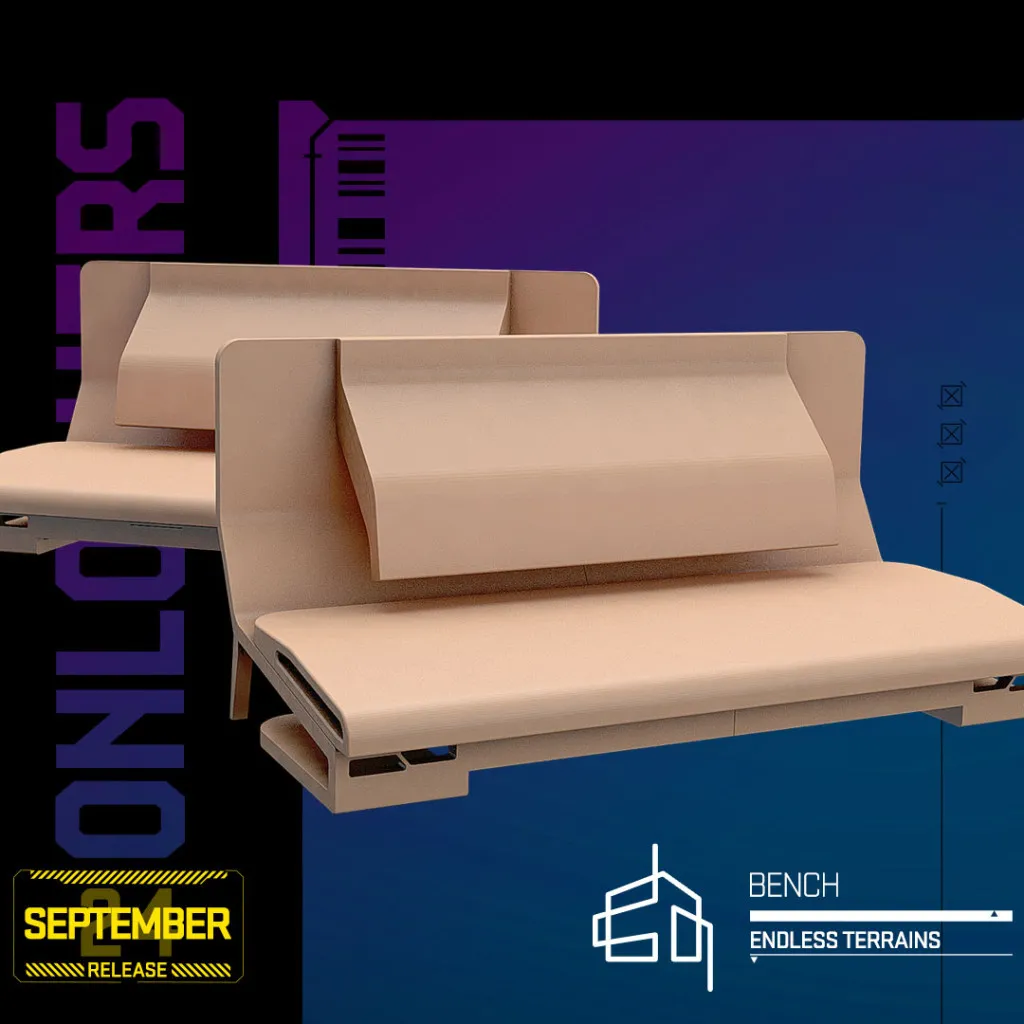 Unit-9 - Bench (2 Pièces)