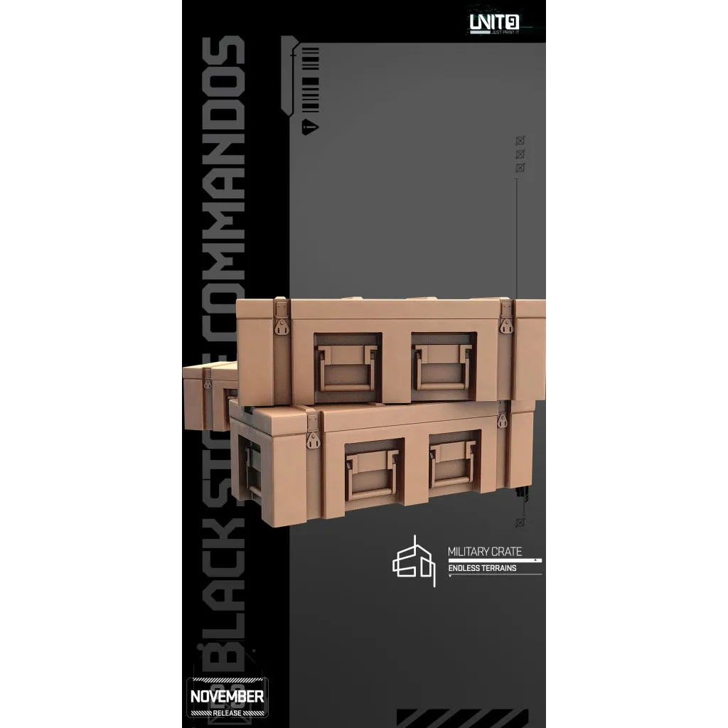 Unit-9 - Military crate (2 Pièces)