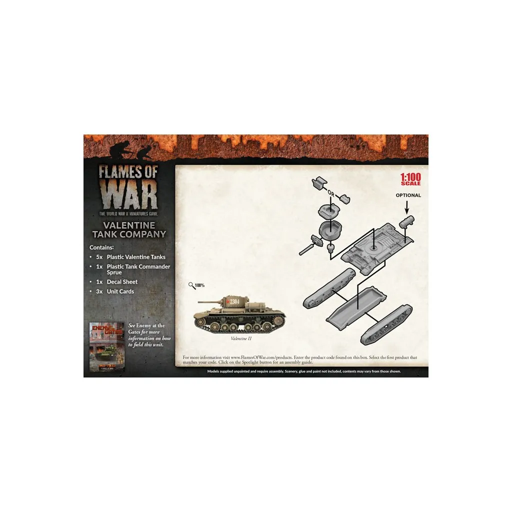 Flames of War - Valentine Tank Company