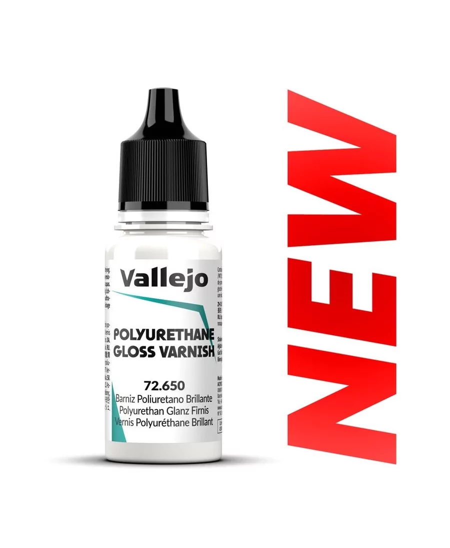 Vallejo : Vernis Polyuréthane Brillant (18ml)