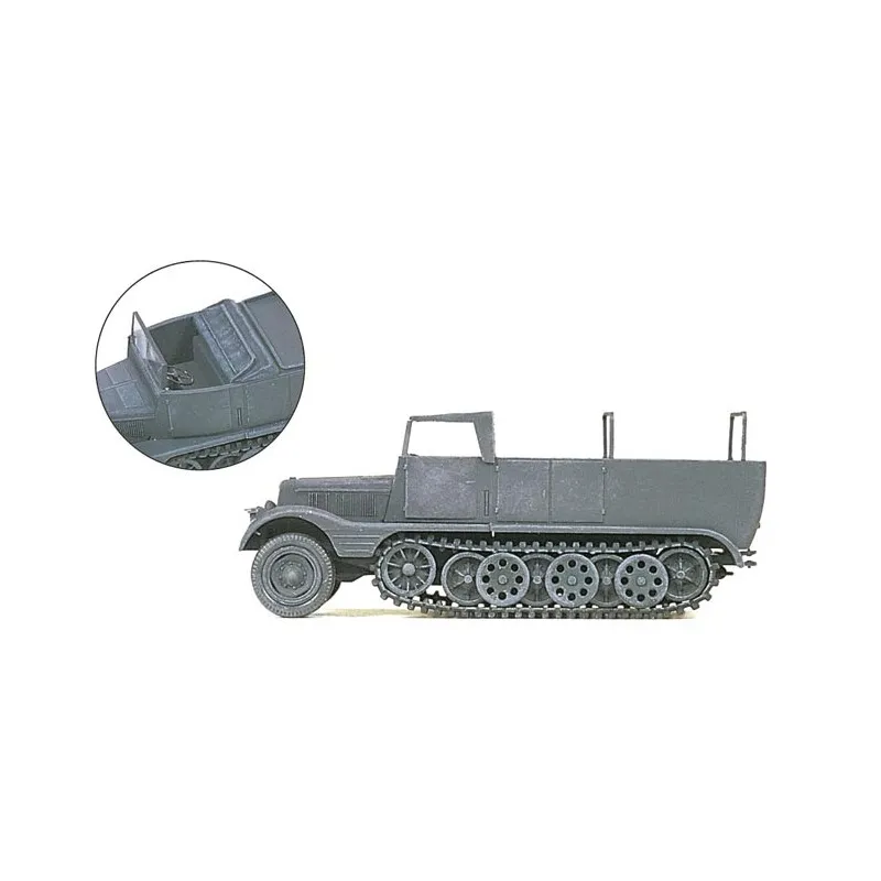 Véhicule allemand Sdkfz 11, toile ouverte. PREISER 16561