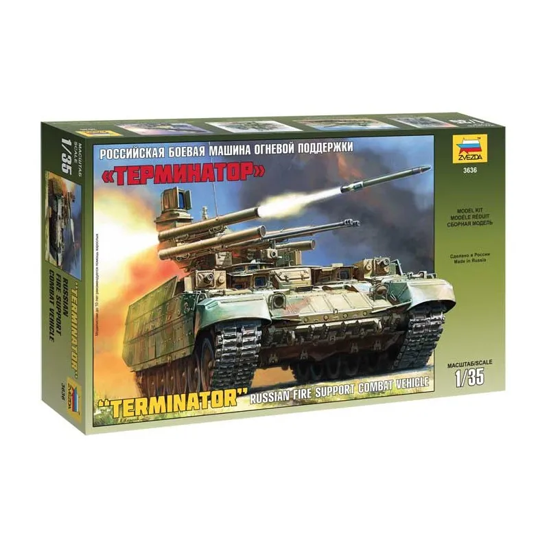 Véhicule blindé russe BMTP Terminator. ZVEZDA 3636