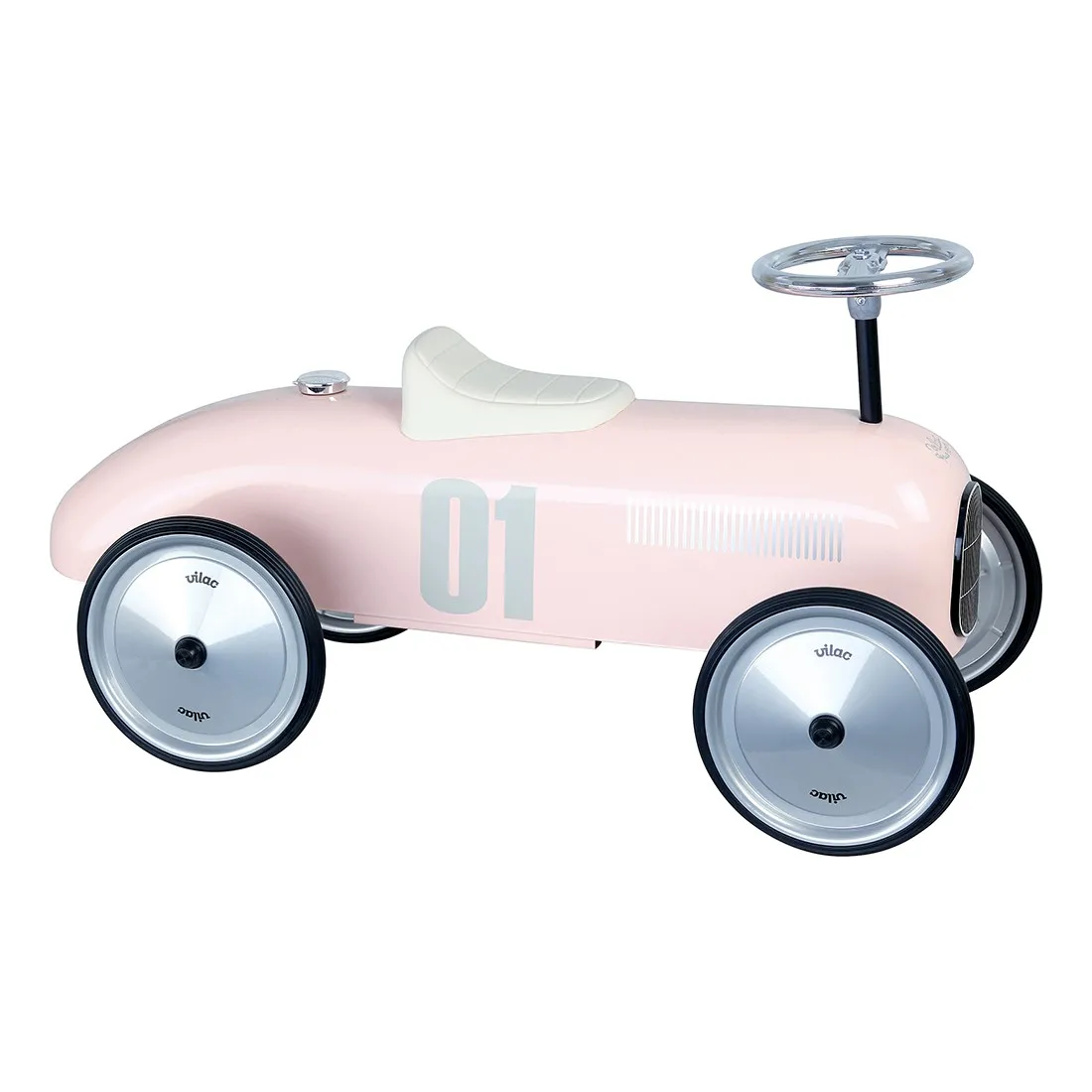 Porteur voiture vintage rose tendre - Vilac