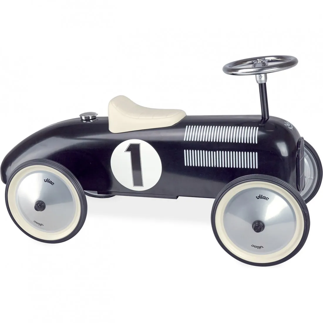 Porteur voiture vintage noir - Un jeu - Vilac