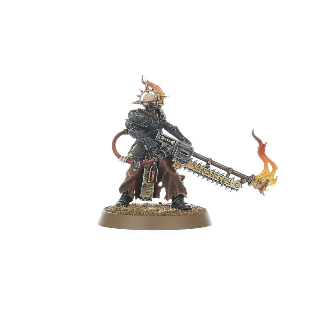 W40K : Adepta Sororitas - Prêtre du Ministorum avec Vindictor