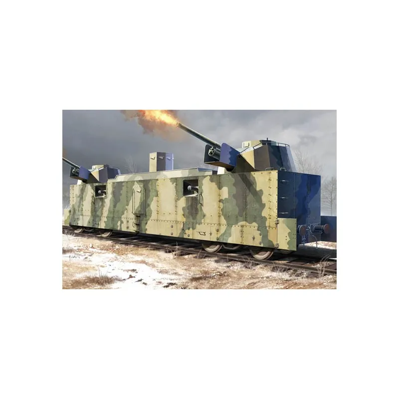 Wagon d’artillerie soviétique PL-37. TRUMPETER 00222