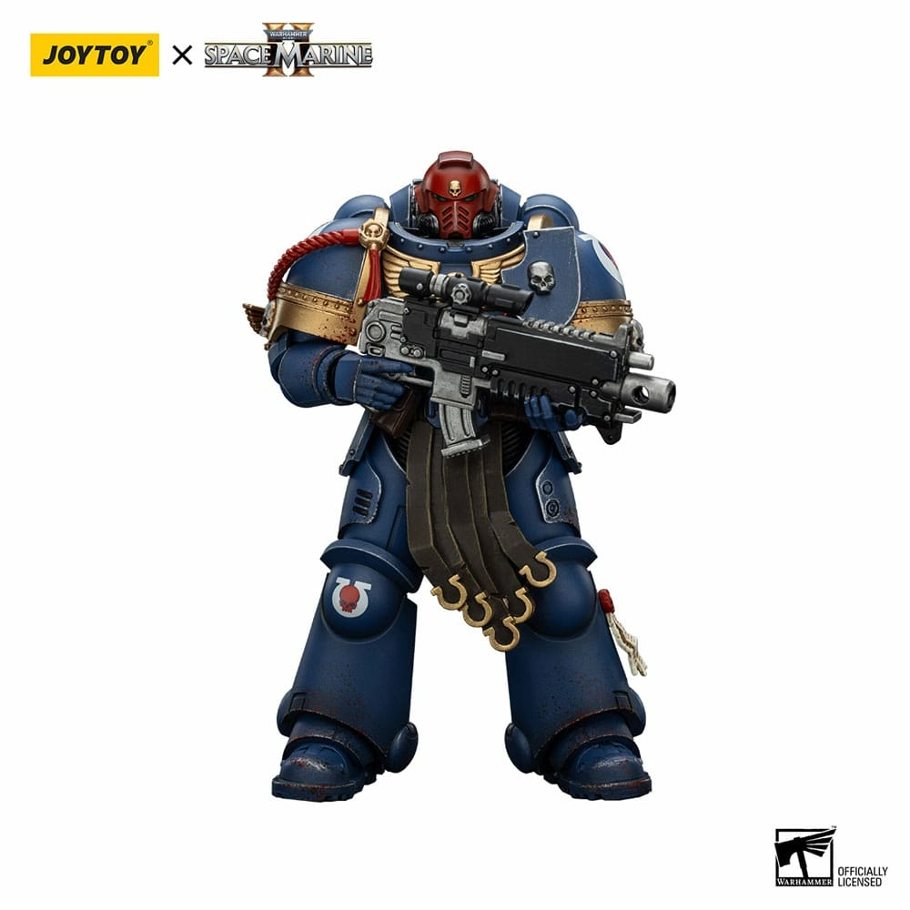 Warhammer 40,000: space marine 2 figurine ultramarines sergeant gadriel collectors edition 13 cm