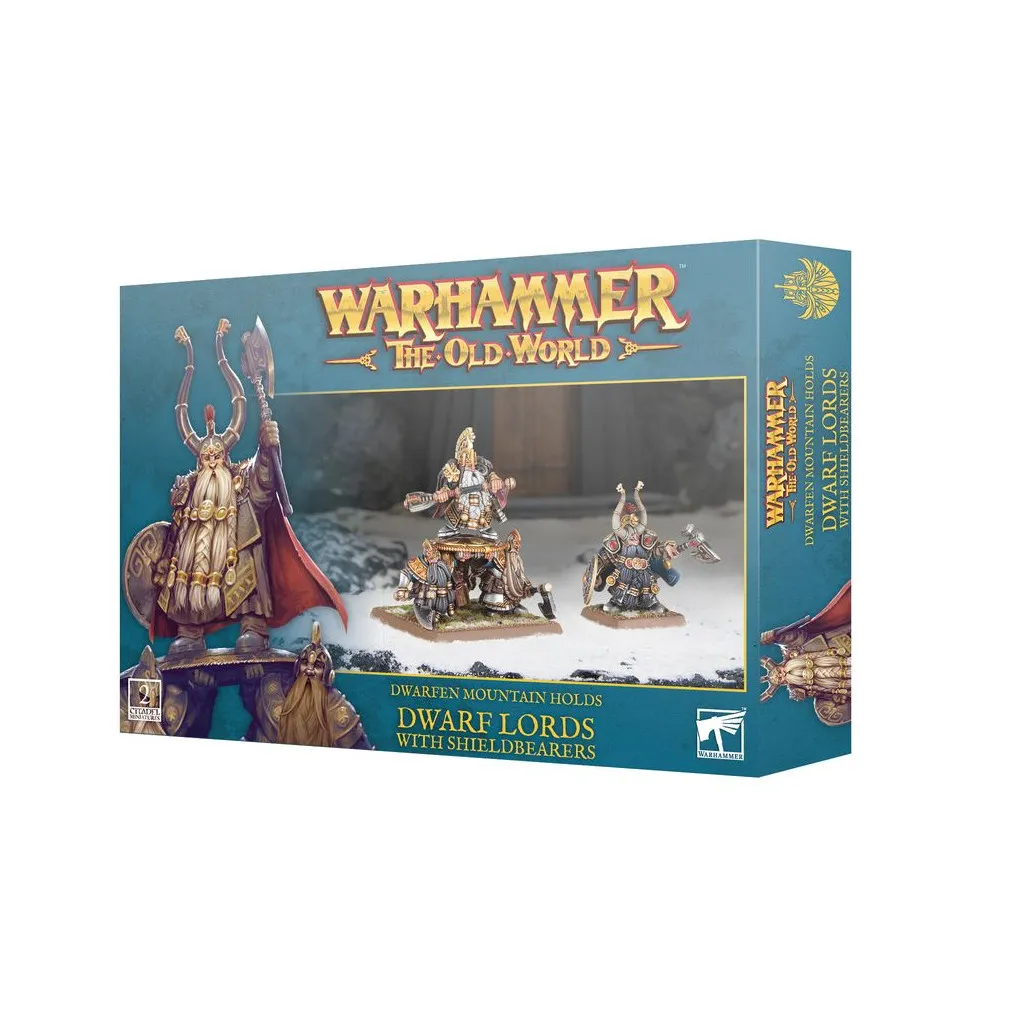 Warhammer - The Old World : Forteresses Naines - Seigneurs Nains avec Porteurs de Bouclier