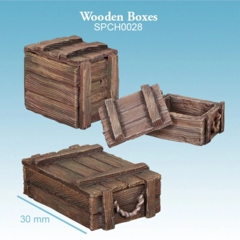 Wooden boxes