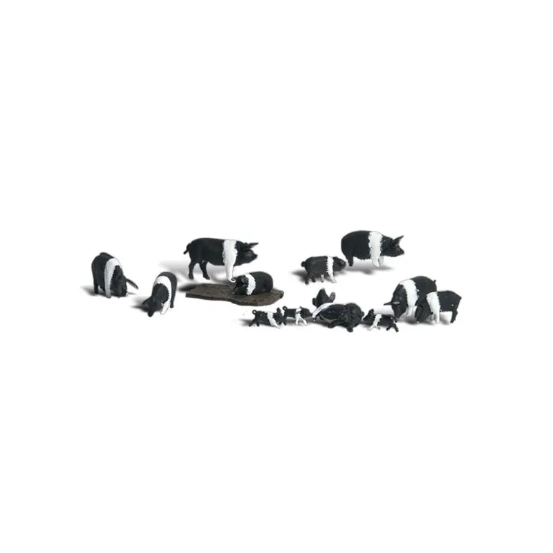 Troupeau de porcs. WOODLAND SCENICS A1864
