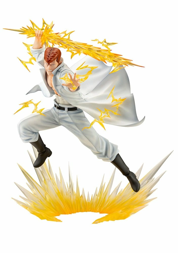 Yu yu hakusho statuette pvc artfxj 1/8 kazuma kuwabara ver. 2 25 cm