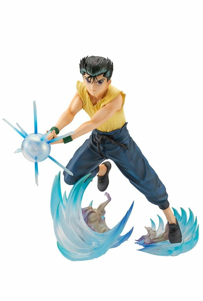 Yu yu hakusho statuette pvc artfxj 1/8 yusuke urameshi ver. 2 19 cm