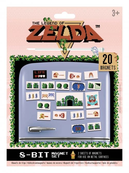 Zelda - magnet set - retro