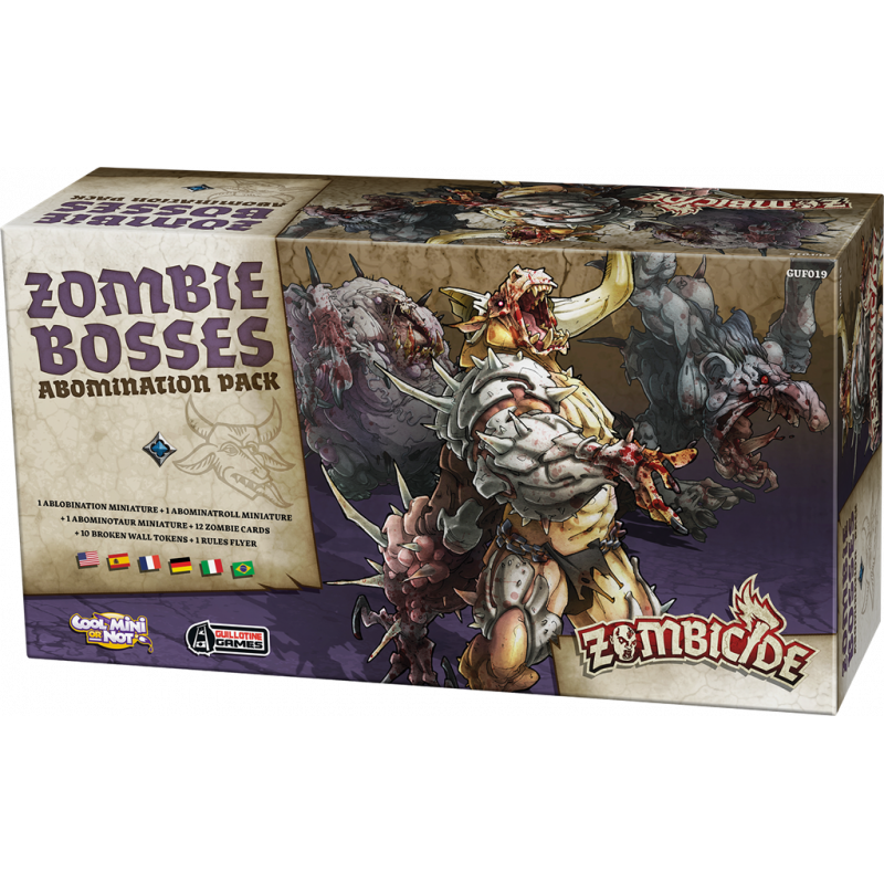 Zombicide Black Plague : Zombies Bosses - Jeu de figurines