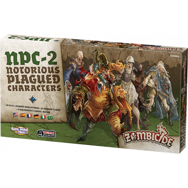 Zombicide Black Plague : N.P.C 2 - Jeu de figurines
