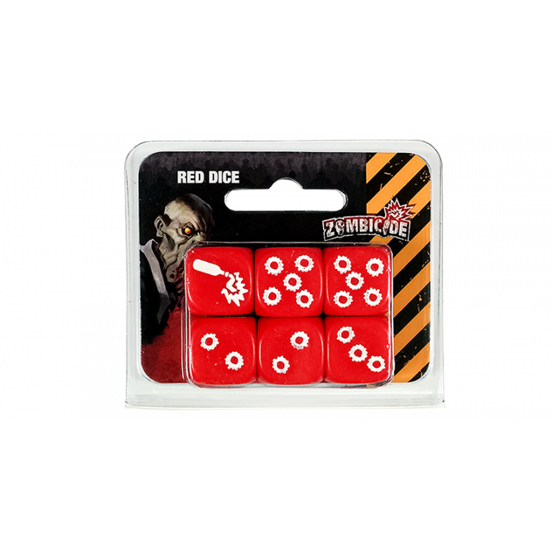 Zombicide : Set de Dés rouges - Jeu de figurines