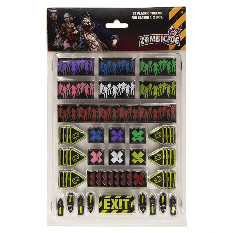 Zombicide : Set de Pions en plastique - Jeu de figurines